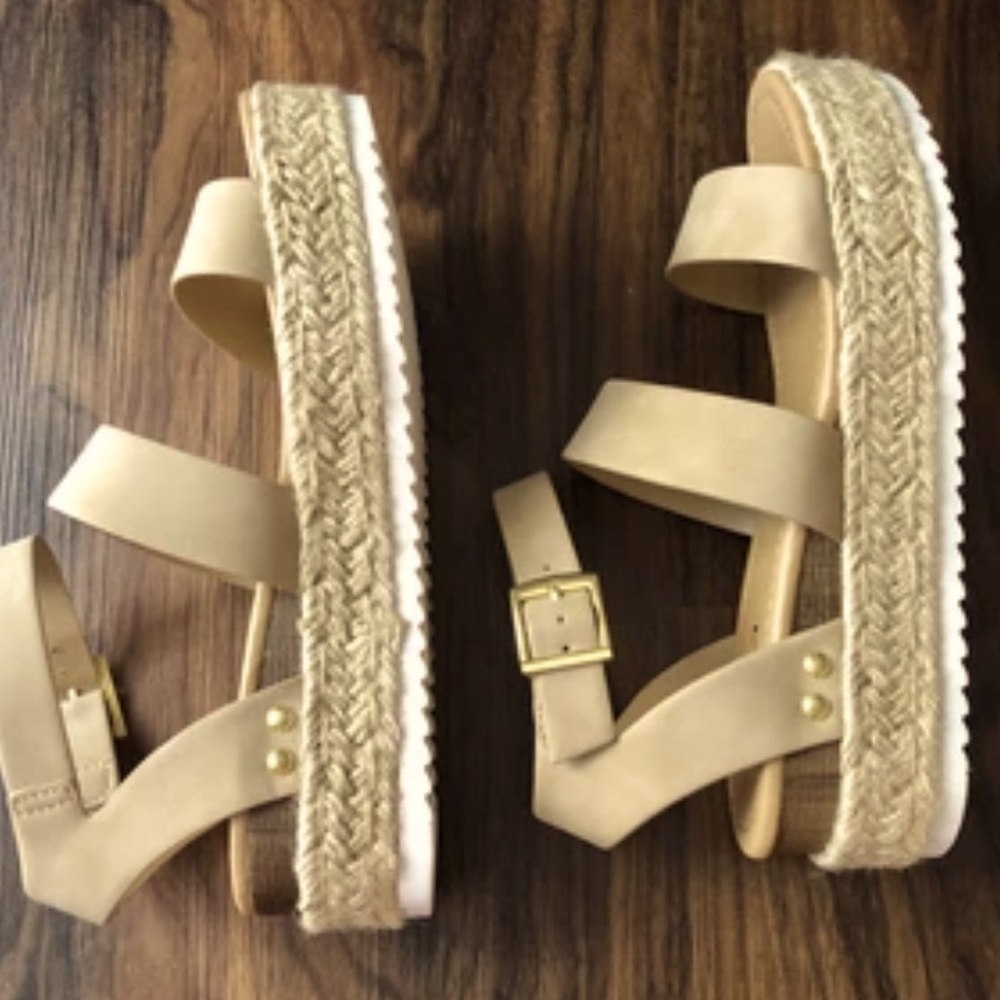 Nude sandals